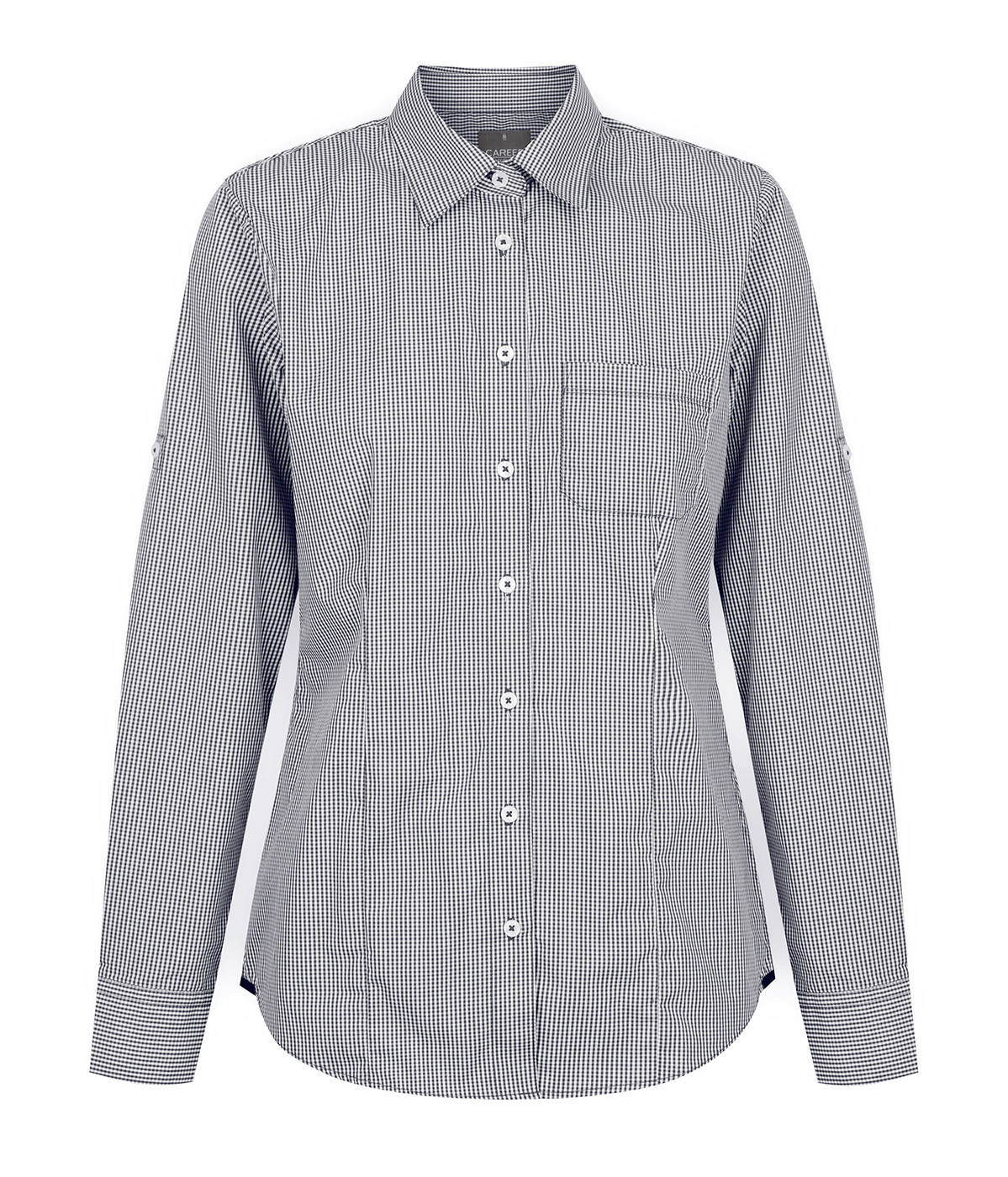 Gloweave Westgarth Gingham Long Sleeve Slim Fit Shirt 1637Whl 3 1637WHL BLACK