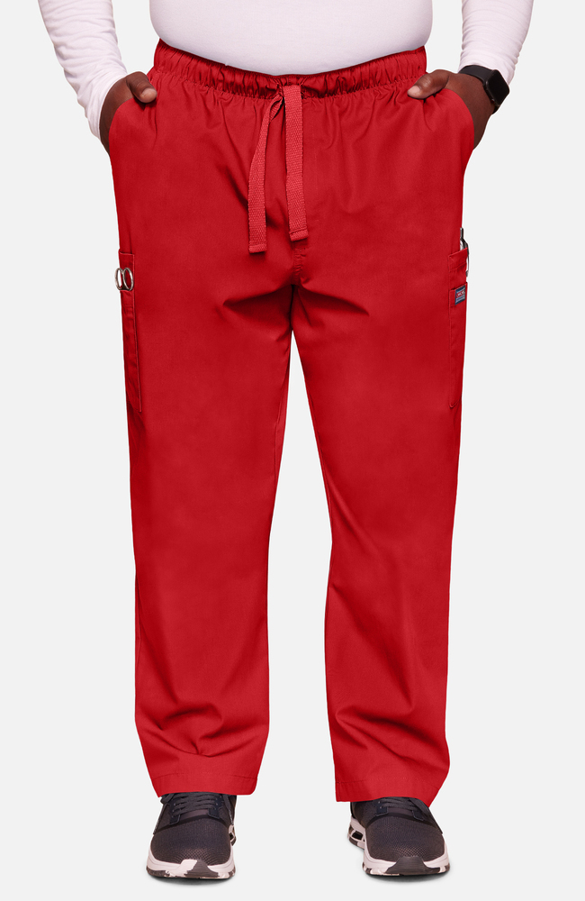 Cherokee Mens Elastic Waist Cargo Pant 4000 50 1 ck 4000 red 650