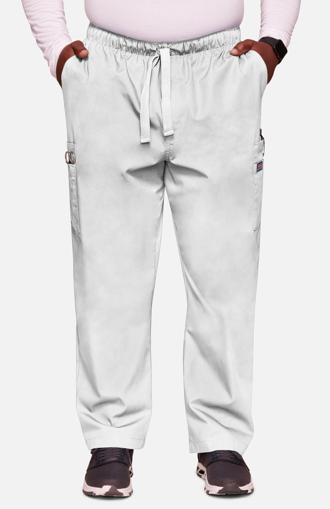 Cherokee Mens Elastic Waist Cargo Pant 4000 53 1 ck 4000 wht 650