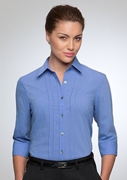 CC City Stretch Spot Ladies 3/4 Sleeve Shirt 2172 1