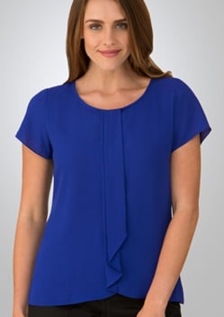 CC Cascade Ladies Short Sleeve Knit Top 2285 1