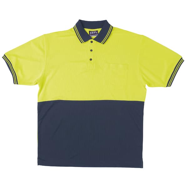 Jb Hi Vis Cotton Back Adults Short Sleeve Polo 6Hps 11 JB Hi Vis Cotton Back Adults Short Sleeve Polo 6HPS 3