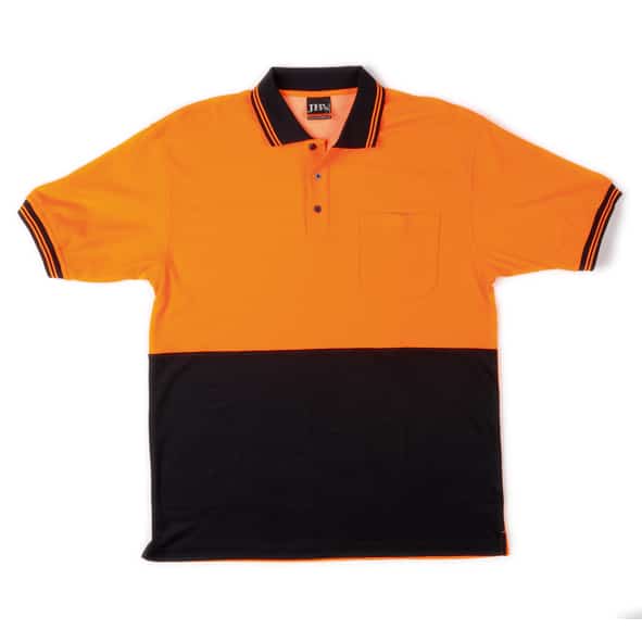 Jb Hi Vis Cotton Back Adults Short Sleeve Polo 6Hps 12 JB Hi Vis Cotton Back Adults Short Sleeve Polo 6HPS 4