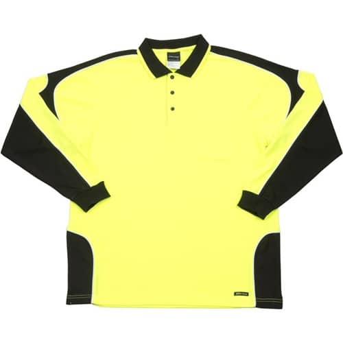 Jb Hi Vis Arm Panel Adults Long Sleeve Polo 6Ap4L 23 JB Hi Vis Arm Panel Adults Long Sleeve Polo 6AP4L 2