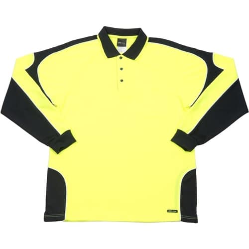 Jb Hi Vis Arm Panel Adults Long Sleeve Polo 6Ap4L 24 JB Hi Vis Arm Panel Adults Long Sleeve Polo 6AP4L 4