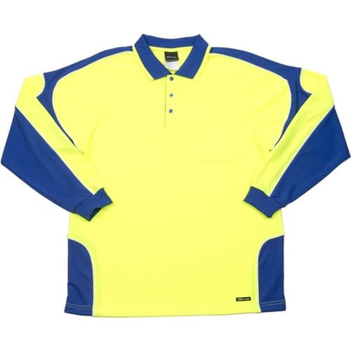 Jb Hi Vis Arm Panel Adults Long Sleeve Polo 6Ap4L 25 JB Hi Vis Arm Panel Adults Long Sleeve Polo 6AP4L 5
