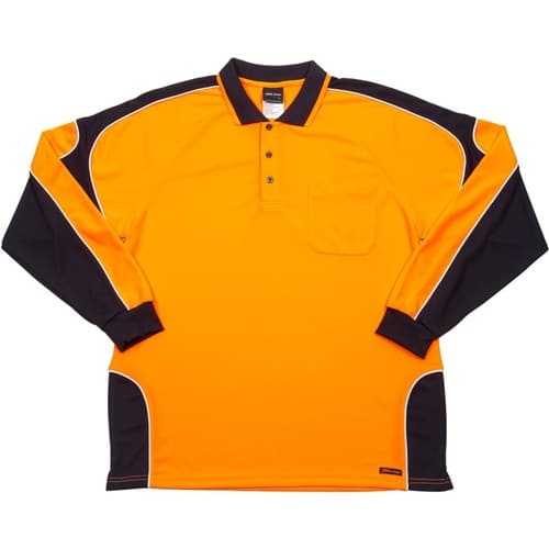 Jb Hi Vis Arm Panel Adults Long Sleeve Polo 6Ap4L 27 JB Hi Vis Arm Panel Adults Long Sleeve Polo 6AP4L 7