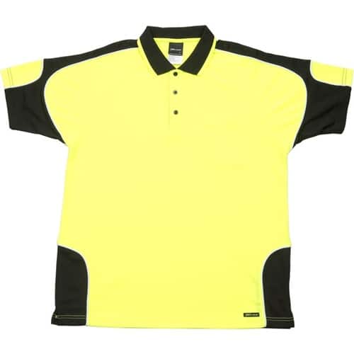 Jb Hi Vis Arm Panel Adults Short Sleeve Polo 6Ap4S 30 JB Hi Vis Arm Panel Adults Short Sleeve Polo 6AP4S 2