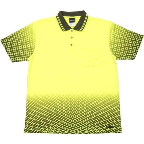 Jb Hi Vis Net Sub Adults Short Sleeve Polo 6Hvns 8 JB Hi Vis Net Sub Adults Short Sleeve Polo 6HVNS 2
