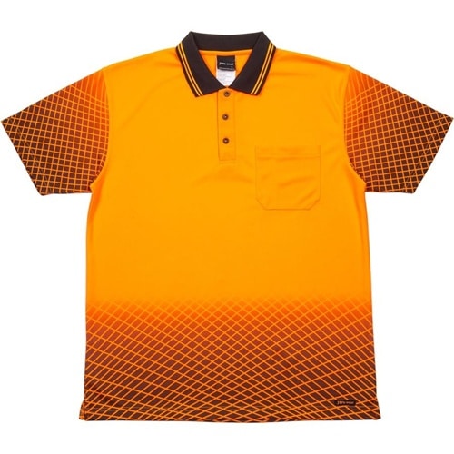 Jb Hi Vis Net Sub Adults Short Sleeve Polo 6Hvns 9 JB Hi Vis Net Sub Adults Short Sleeve Polo 6HVNS 3