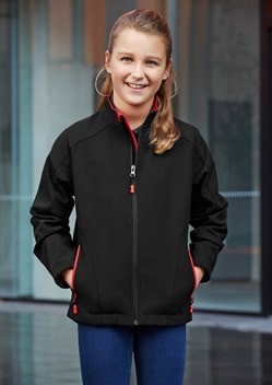 Biz Geneva Kids Softshell Jacket J307K 1