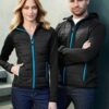 Biz Stealth Tech Mens Hybrid Hoodie Jacket J515M 1