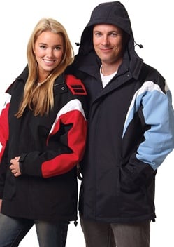 WS Bathurst Unisex Tri-Colour Jacket with Hood JK28 1