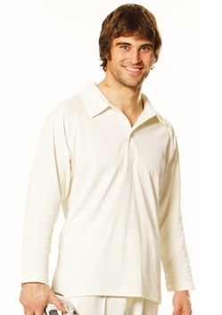 WS Cricket Mens Long Sleeve Polo PS29L 1