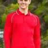 WS Champion Plus Mens CoolDry Long Sleeve Polo PS43 1