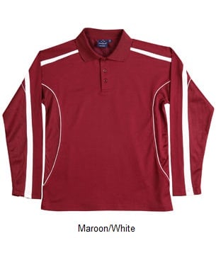 Ws Legend Plus Mens Truedry Long Sleeve Polo Ps69 4 WS Legend Plus Mens TrueDry Long Sleeve Polo PS69 4