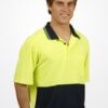 WS Hi Vis True Dry Short Sleeve Polo (S to 3XL) SW01TD 1