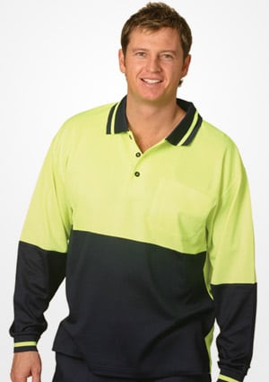 WS Safety True Dry Long Sleeve Polo (S to 3XL) SW11 1