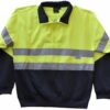 WS Hi Vis Long Sleeve Fleecy Sweat with Tape (S to 3XL) SW14 3