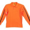 WS Hi-Vis Legend Mens Long Sleeve Polo SW33A 2
