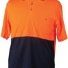 WS Two Tone Cotton Mens Short Sleeve Safety Polo (S to 3XL) SW35 3