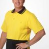 WS Two Tone Cotton Mens Short Sleeve Safety Polo (S to 3XL) SW35 1