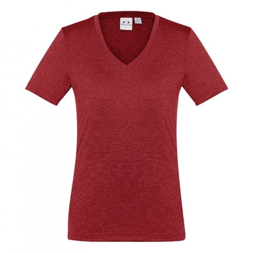 Biz Collection Aero Ladies V-Neck Tee T800Ls (Clearance) 14 Biz Aero Ladies V-Neck Tee T800LS 5