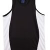 WS Teammate Kids Contrast TrueDry Mesh Singlet TS19K 4