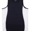 WS Teammate Mens Contrast TrueDry Mesh Singlet TS19 9