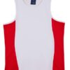 WS Teammate Kids Contrast TrueDry Mesh Singlet TS19K 11