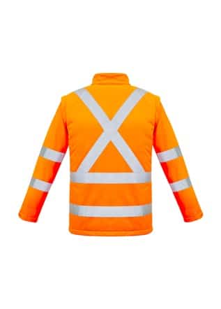 Syz Unisex Hi Vis 2 In 1 Soft Shell Jacket Zj680 13 SYZ Unisex Hi Vis 2 in 1 Soft Shell Jacket ZJ680 3