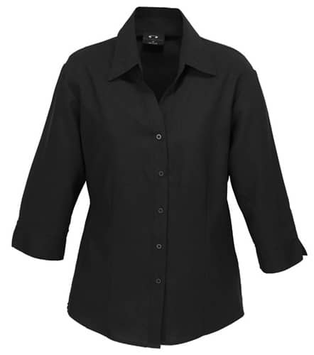 Biz Collection Oasis Ladies 3/4 Sleeve Shirt Lb3600 8 Biz Oasis Ladies 3/4 Sleeve Shirt LB3600 8