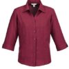 Biz Oasis Ladies 3/4 Sleeve Shirt LB3600 3