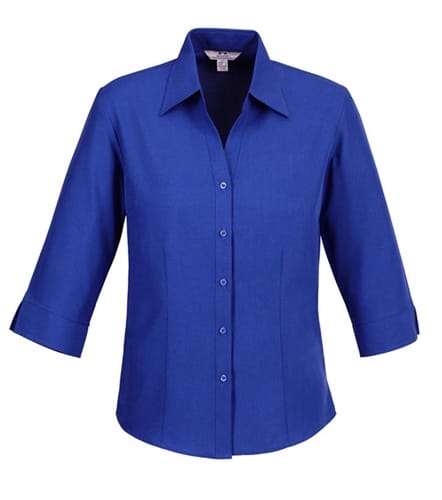 Biz Collection Oasis Ladies 3/4 Sleeve Shirt Lb3600 7 Biz Oasis Ladies 3/4 Sleeve Shirt LB3600 7