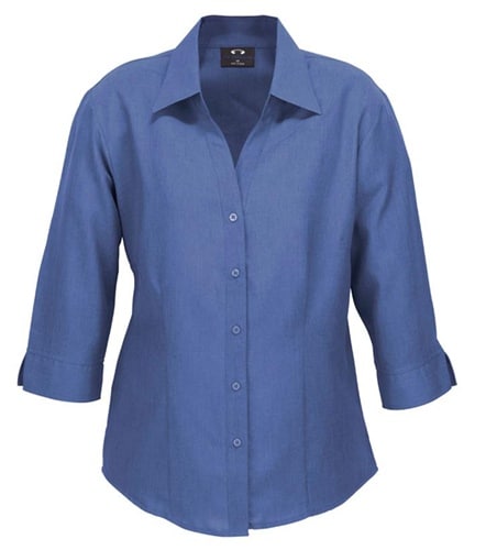 Biz Collection Oasis Ladies 3/4 Sleeve Shirt Lb3600 5 Biz Oasis Ladies 3/4 Sleeve Shirt LB3600 5