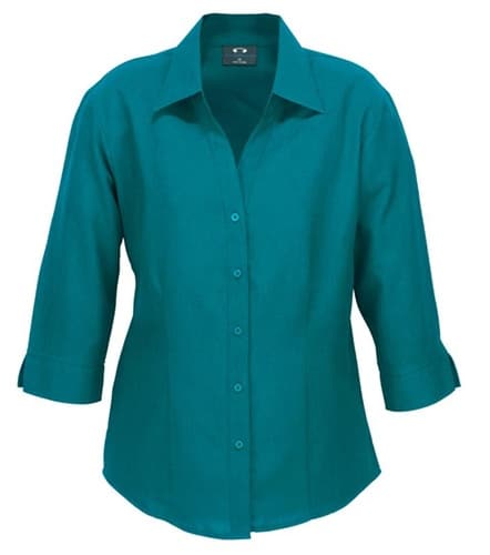 Biz Collection Oasis Ladies 3/4 Sleeve Shirt Lb3600 6 Biz Oasis Ladies 3/4 Sleeve Shirt LB3600 6