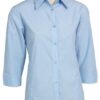 Biz Micro Check Ladies 3/4 Sleeve Shirt LB8200 4