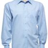 Biz Micro Check Mens Long Sleeve Shirt SH816 4