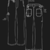SYZ Mens Plain Utility Pant ZW002 5