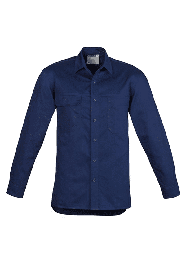 Syz Tradie Long Sleeve Shirt Zw121 4 SYZ Tradie Long Sleeve Shirt ZW121 4