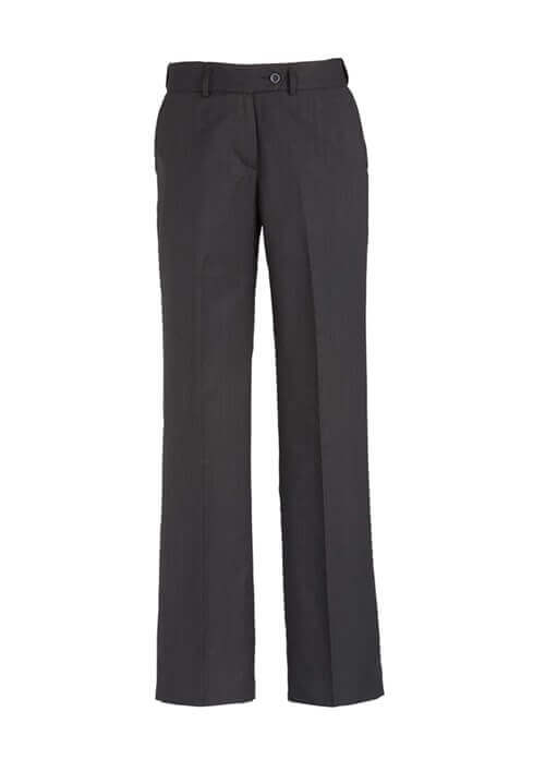 Biz Corporates Ladies Cool Stretch Adjustable Waist Pants 10115 3 10115_Charcoal_F