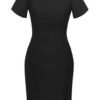 BC Ladies Wool Stretch Shift Dress 34012 2