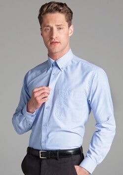 JB Oxford Adults Long Sleeve Shirt 4OS 1