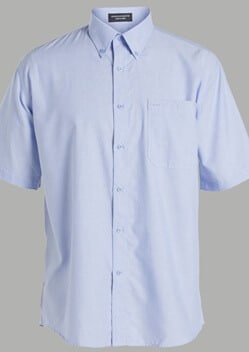 JB Oxford Adults Short Sleeve Shirt 4OSX 1