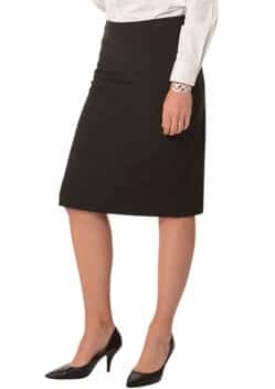 WS Ladies Stretch Stripe Pencil Skirt M9472 1