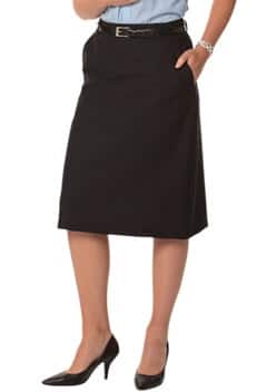 WS Ladies Stretch Plain Twill Utility Skirt M9478 1