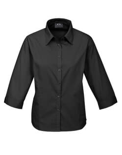 Biz Collection Base Ladies 3/4 Sleeve Shirt S10521 10 Biz Base Ladies 3/4 Sleeve Shirt S10521 2