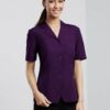 Biz Oasis Plain Ladies Overblouse S265LS 1