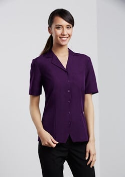 Biz Oasis Plain Ladies Overblouse S265LS 1