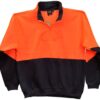 WS Hi Vis Long Sleeve Fleecy Sweat (S to 3XL) SW13A 2